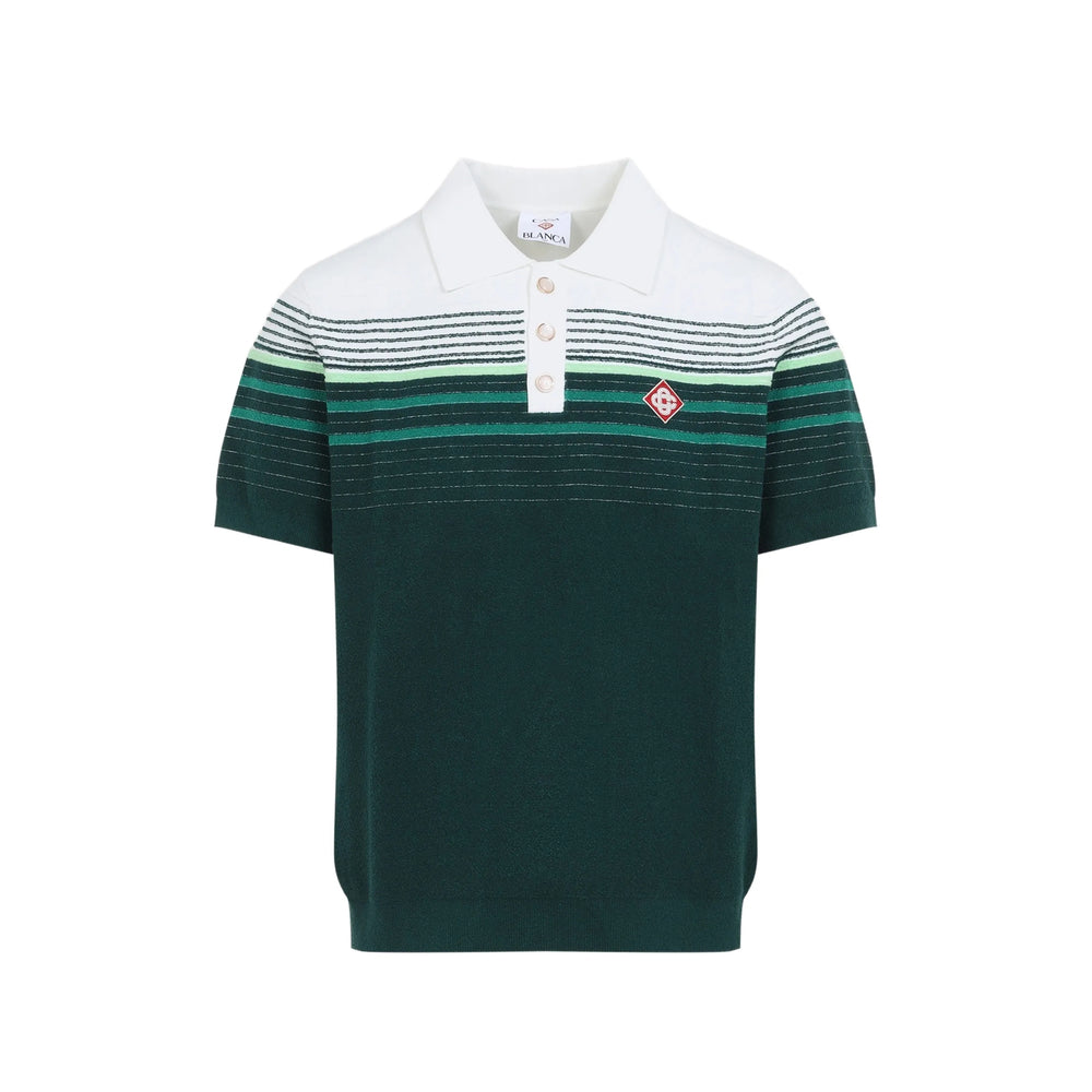 Casablanca Green Polo Shirts Men