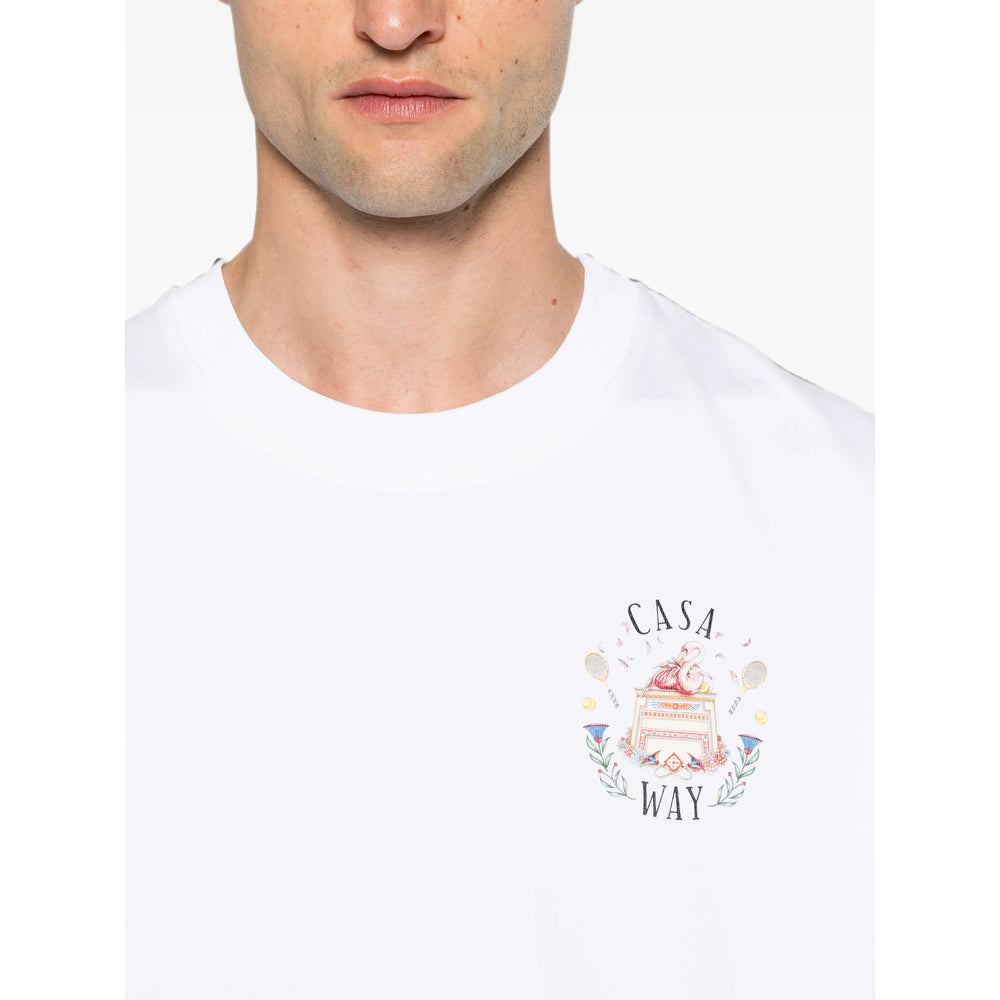 Casablanca White T-Shirts & Vests - T-Shirts Men
