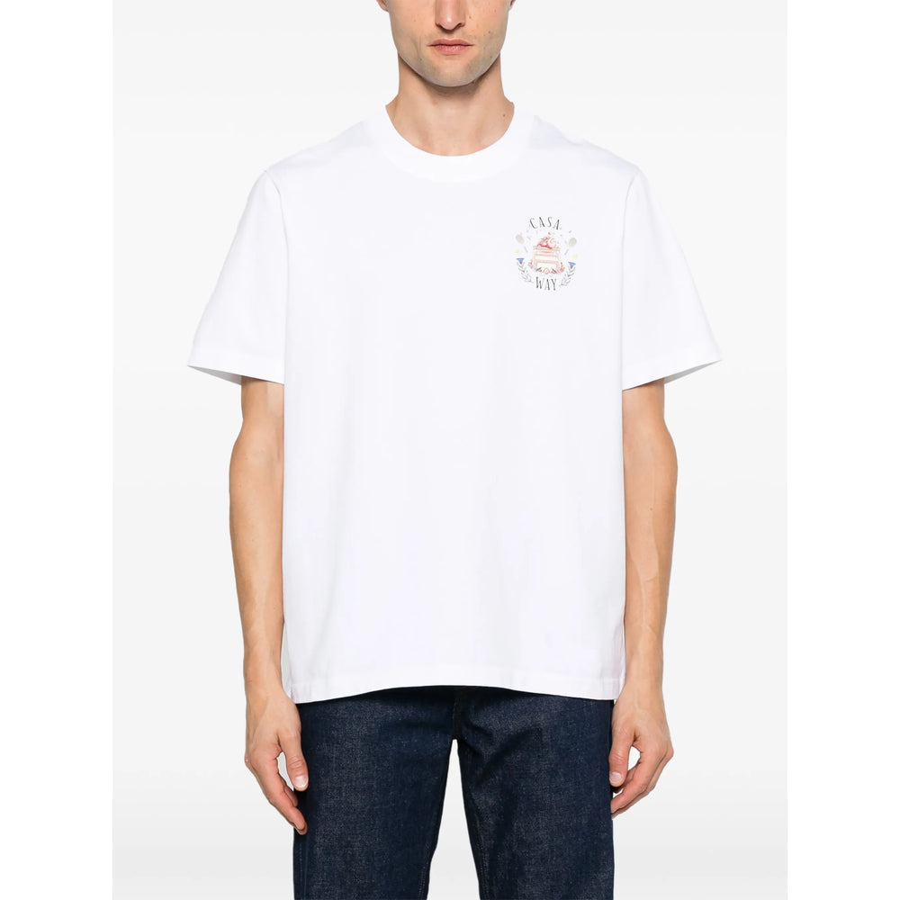 Casablanca White T-Shirts & Vests - T-Shirts Men