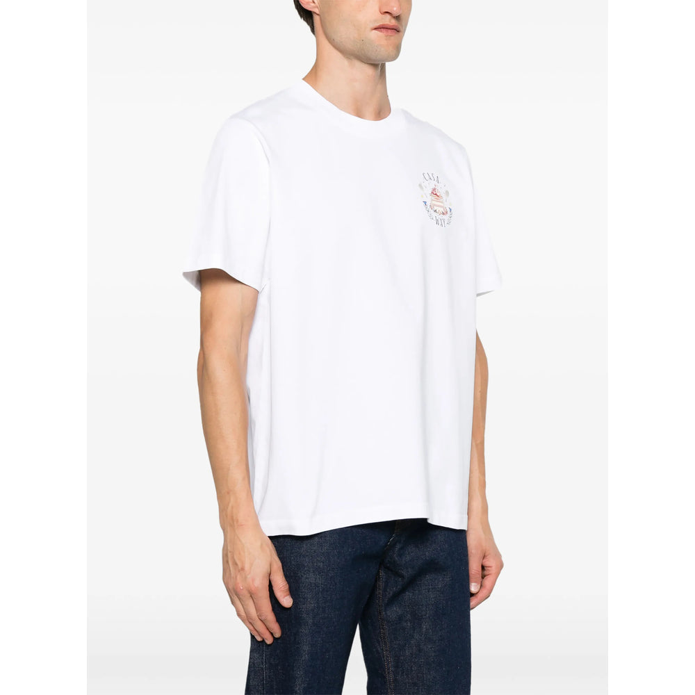 Casablanca White T-Shirts & Vests - T-Shirts Men