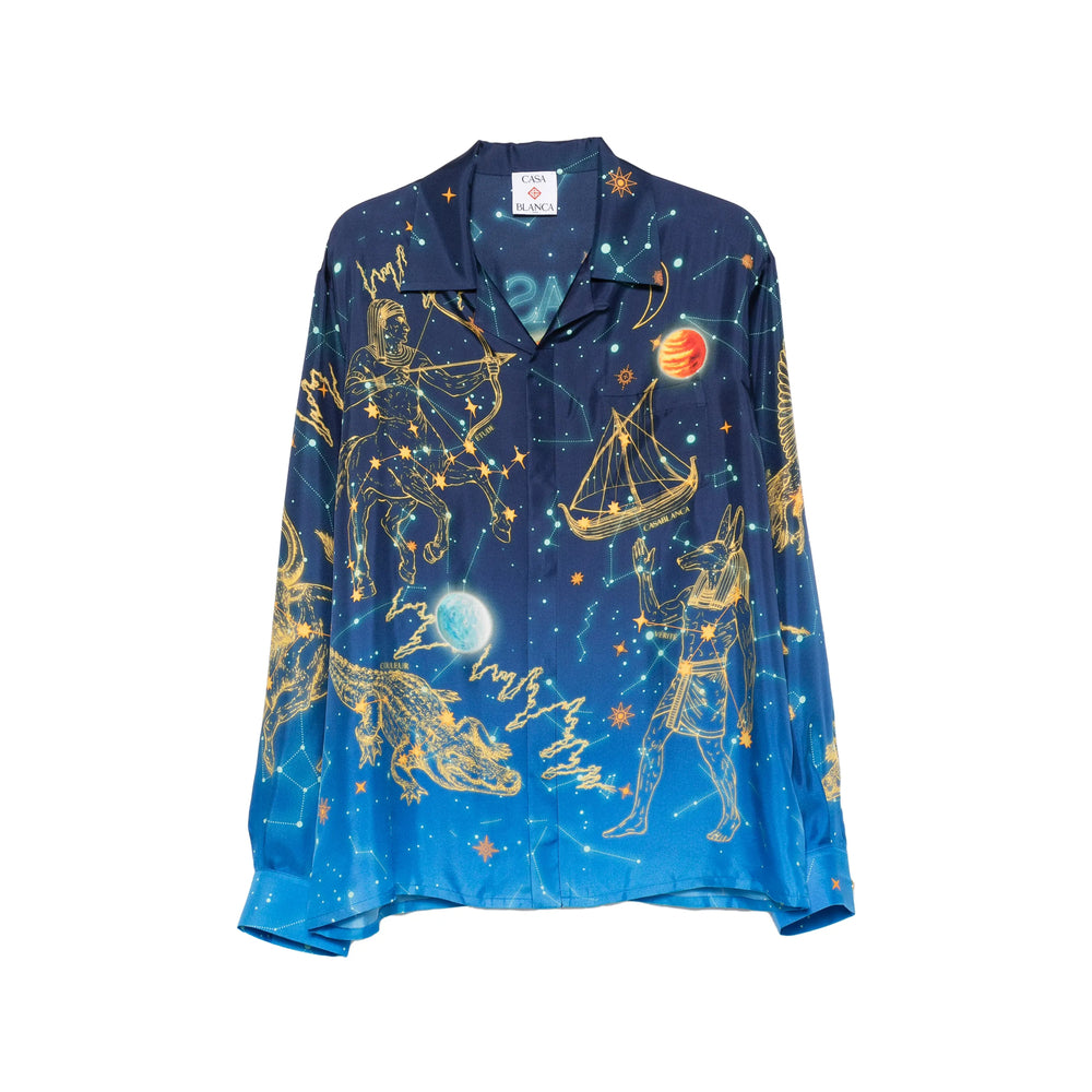Casablanca Blue Shirts Men