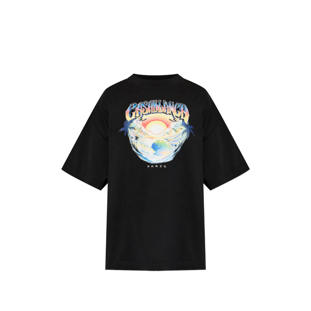 Casablanca Black T-Shirts & Vests - T-Shirts Men