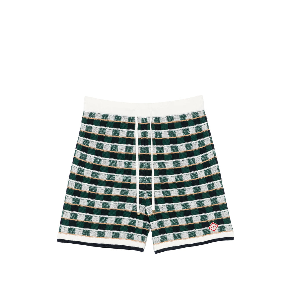 Casablanca Green Shorts - Track & Running Shorts Men