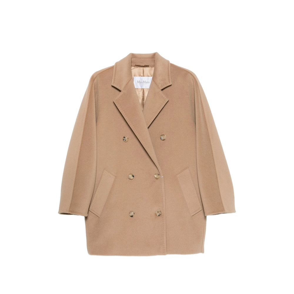 Max Mara Neutrals Coats - Double Breasted & Peacoats Women