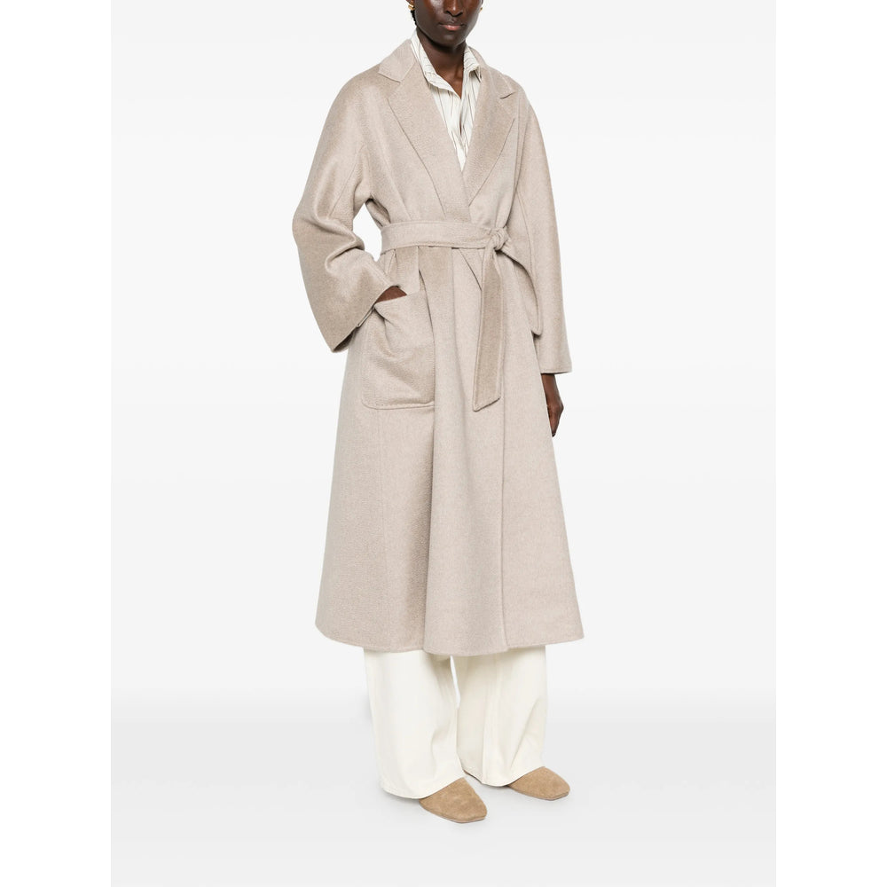 Max Mara Neutrals Coats - Single Breasted Coats Women