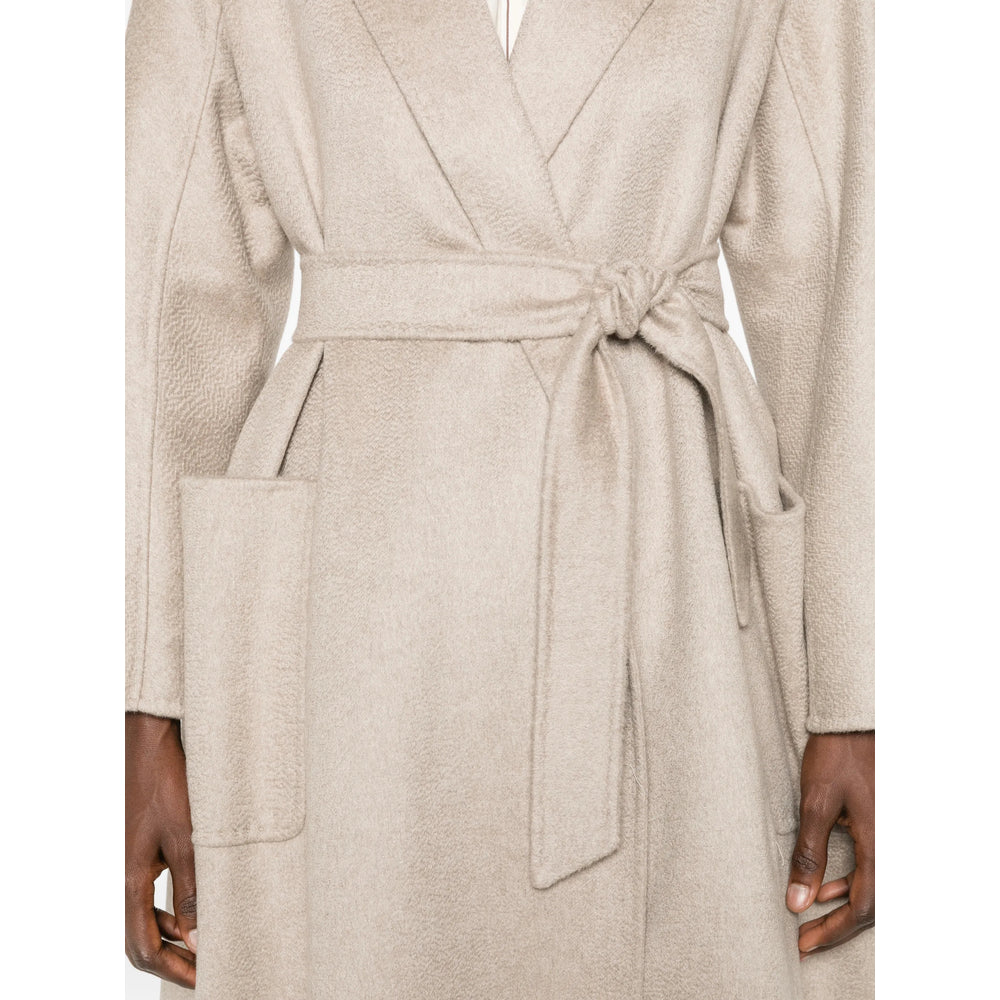Max Mara Neutrals Coats - Single Breasted Coats Women