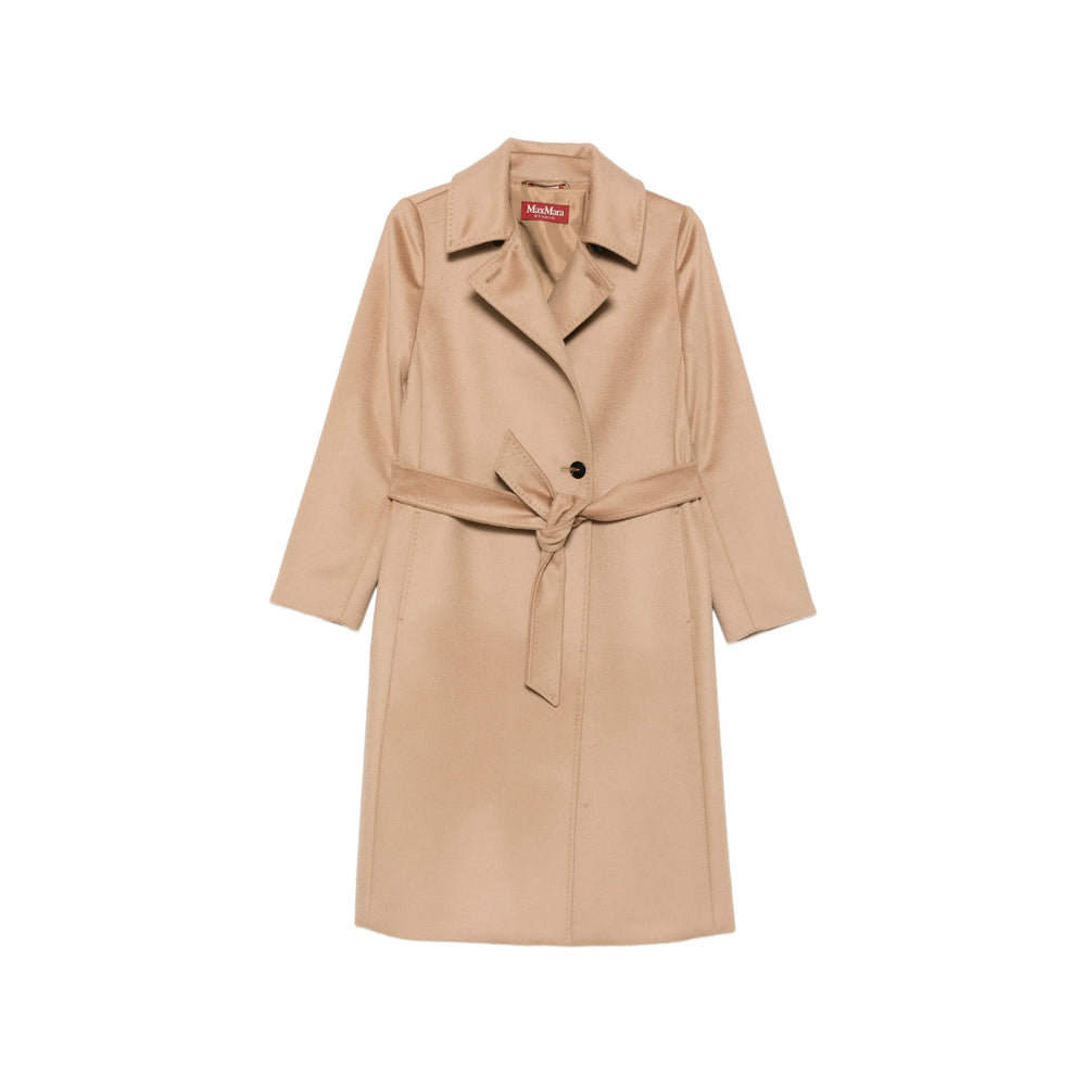Max Mara Studio Neutrals Coats - Single Breasted Coats Women