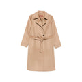 Max Mara Studio Neutrals Coats - Single Breasted Coats Women
