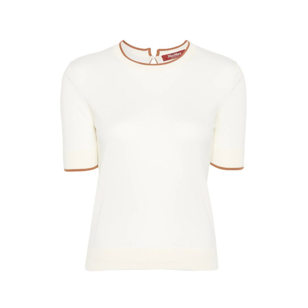 Max Mara Studio White Tops - T-Shirts & Jerseys Women