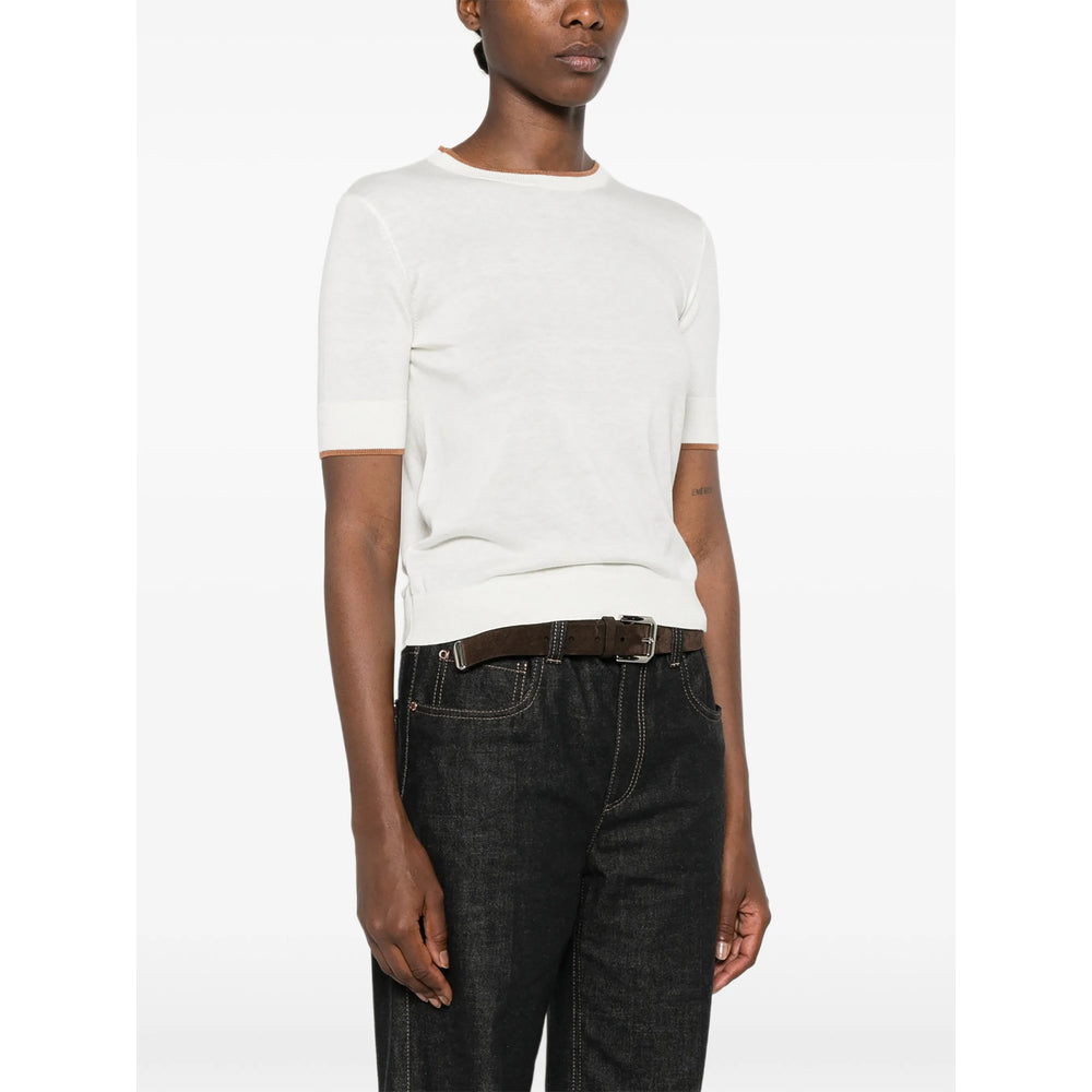 Max Mara Studio White Tops - T-Shirts & Jerseys Women