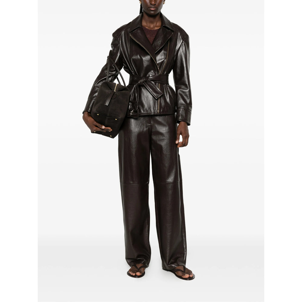 Max Mara Studio Brown Trousers - Tailored Trousers Women