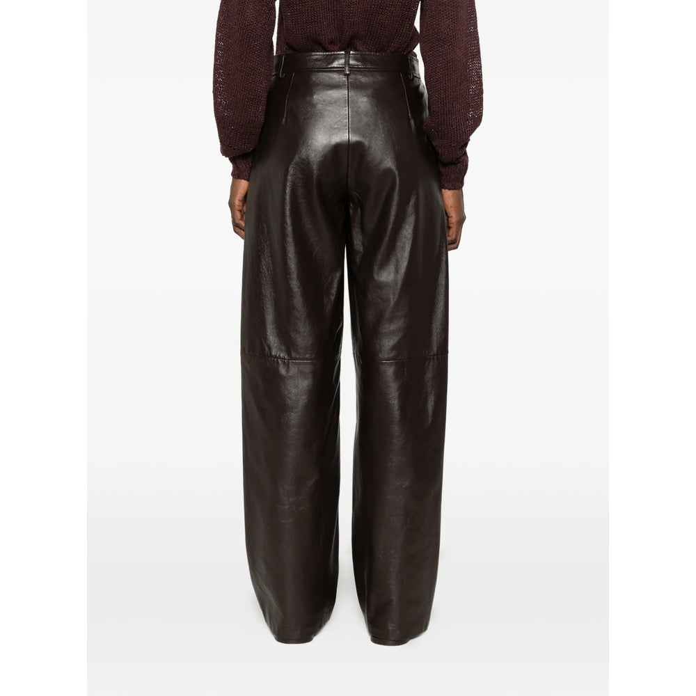 Max Mara Studio Brown Trousers - Tailored Trousers Women