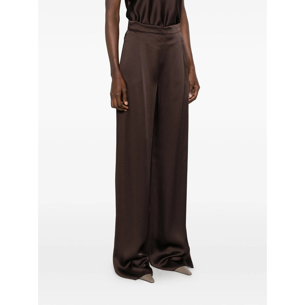 Max Mara Studio Brown Trousers - Palazzo Pants Women