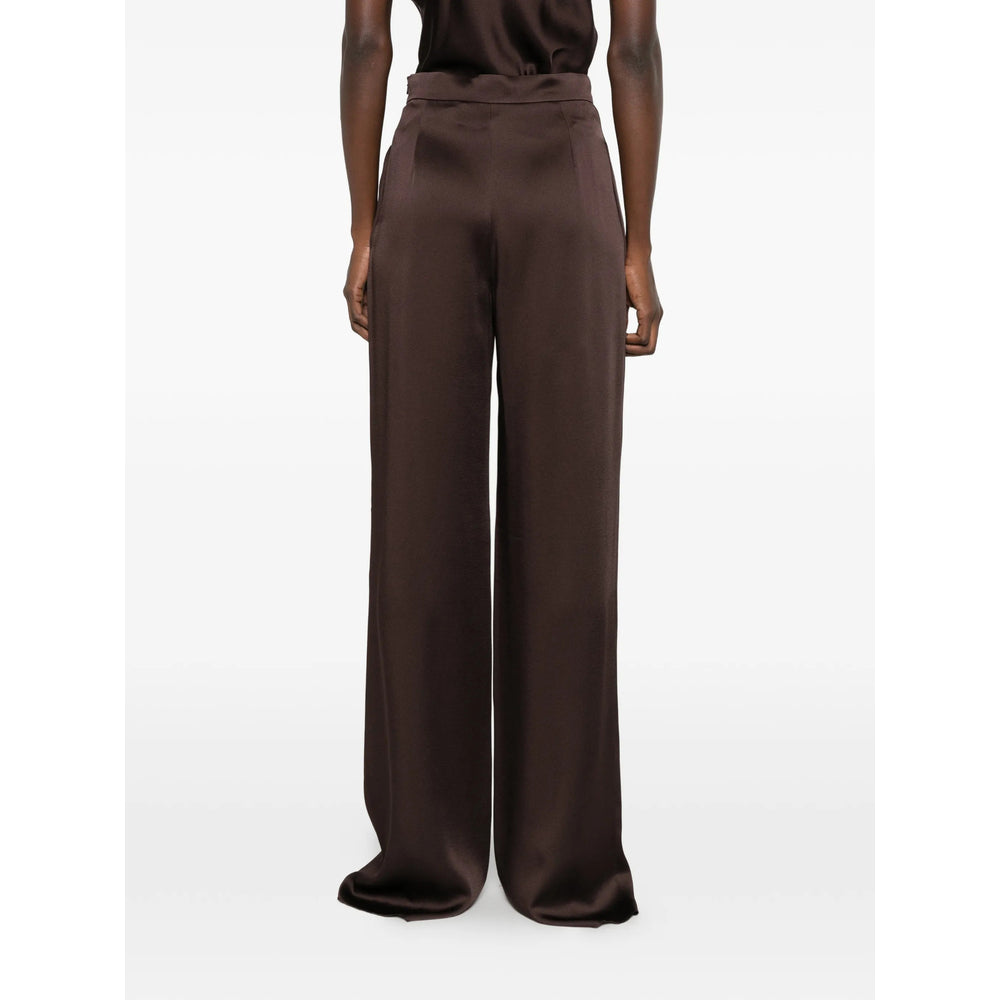 Max Mara Studio Brown Trousers - Palazzo Pants Women