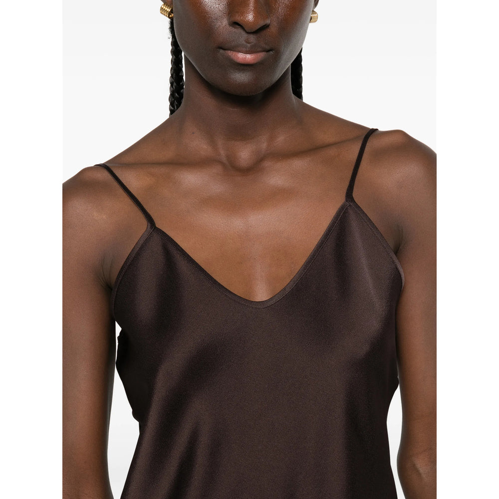 Max Mara Studio Brown Tops - Vests & Tank Tops Women