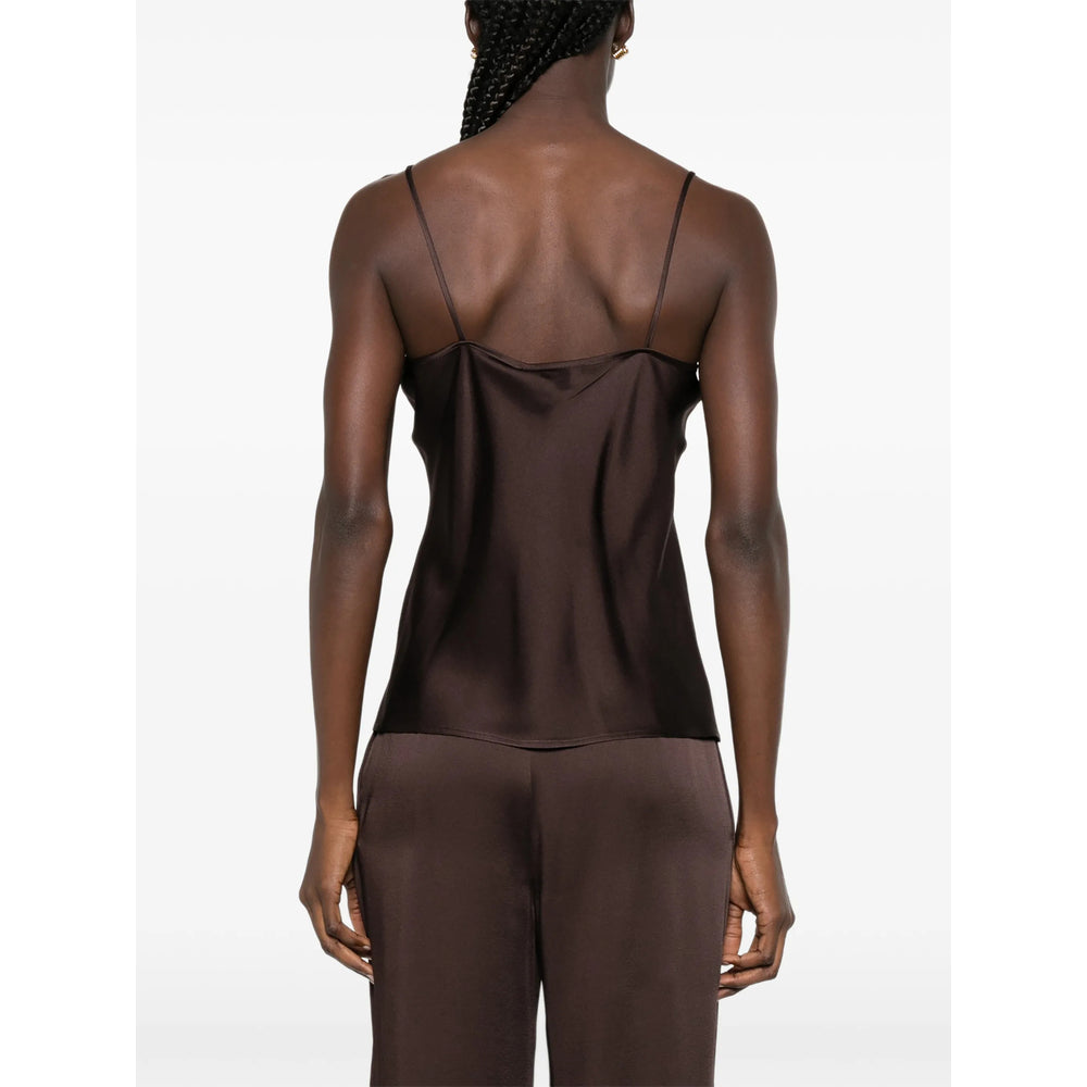 Max Mara Studio Brown Tops - Vests & Tank Tops Women