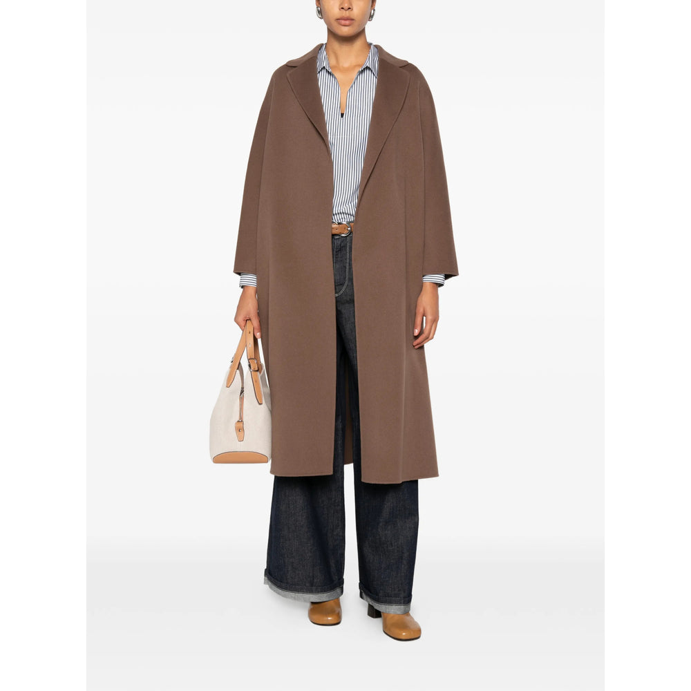 S Max Mara Brown Coats - Single Breasted Coats Women