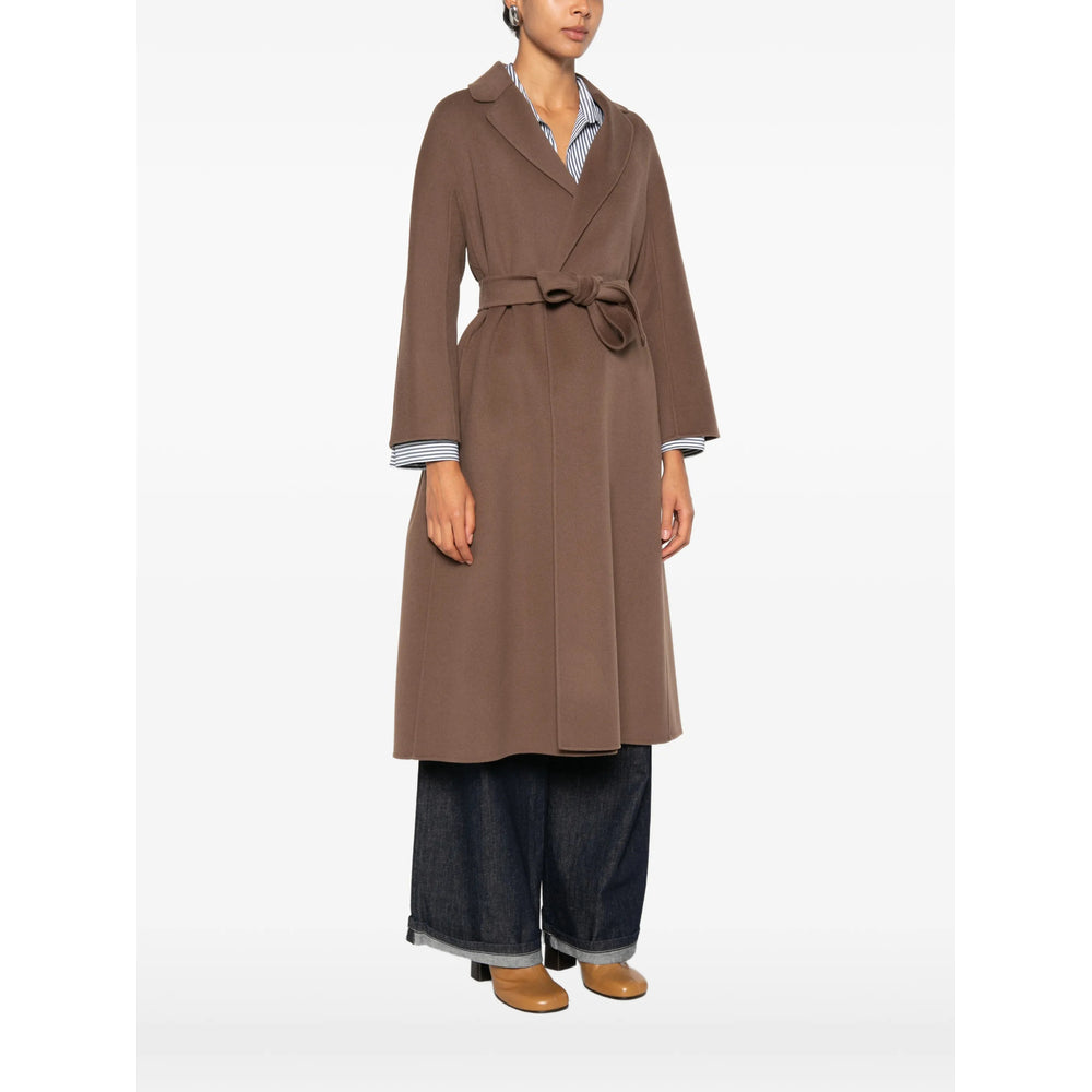 S Max Mara Brown Coats - Single Breasted Coats Women