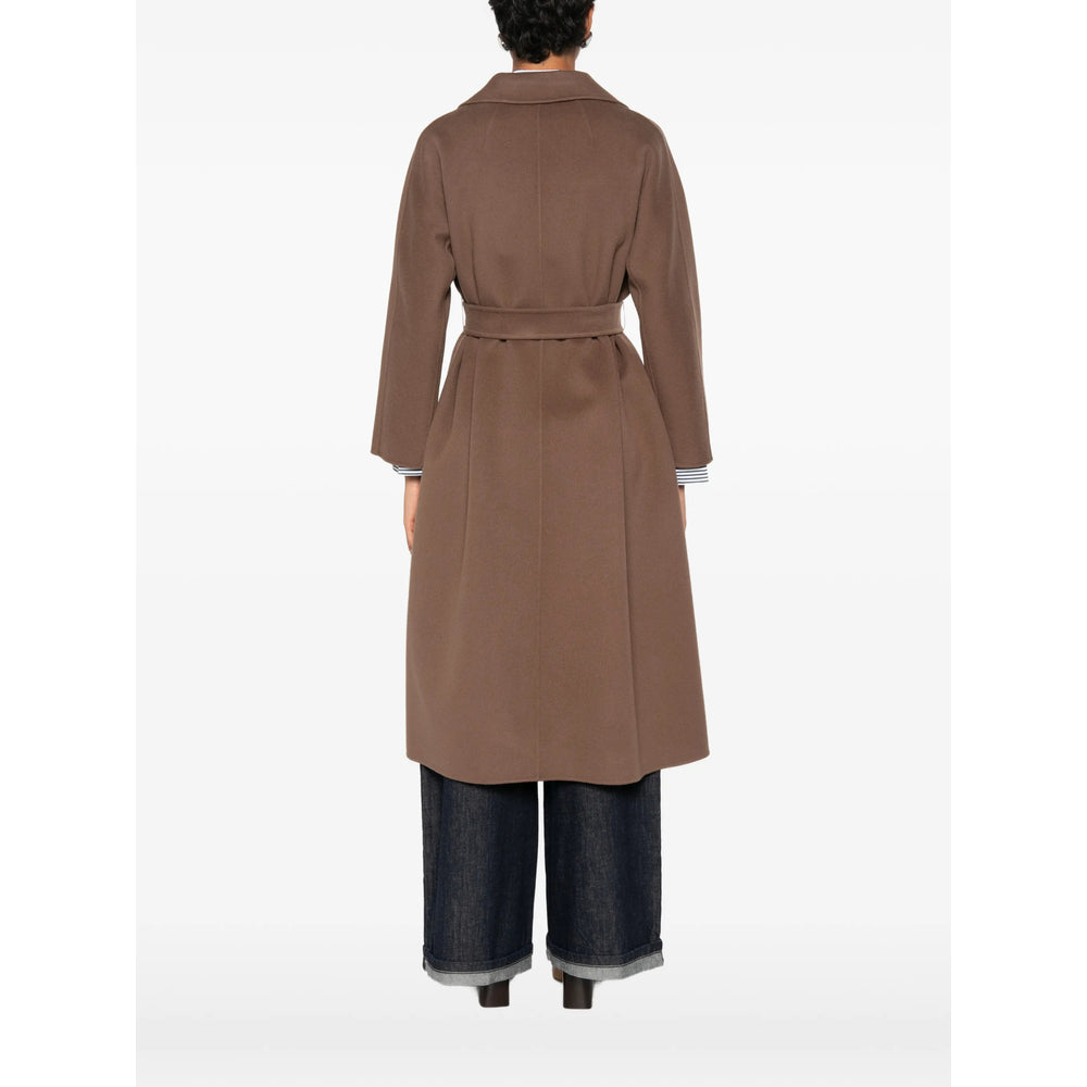 S Max Mara Brown Coats - Single Breasted Coats Women