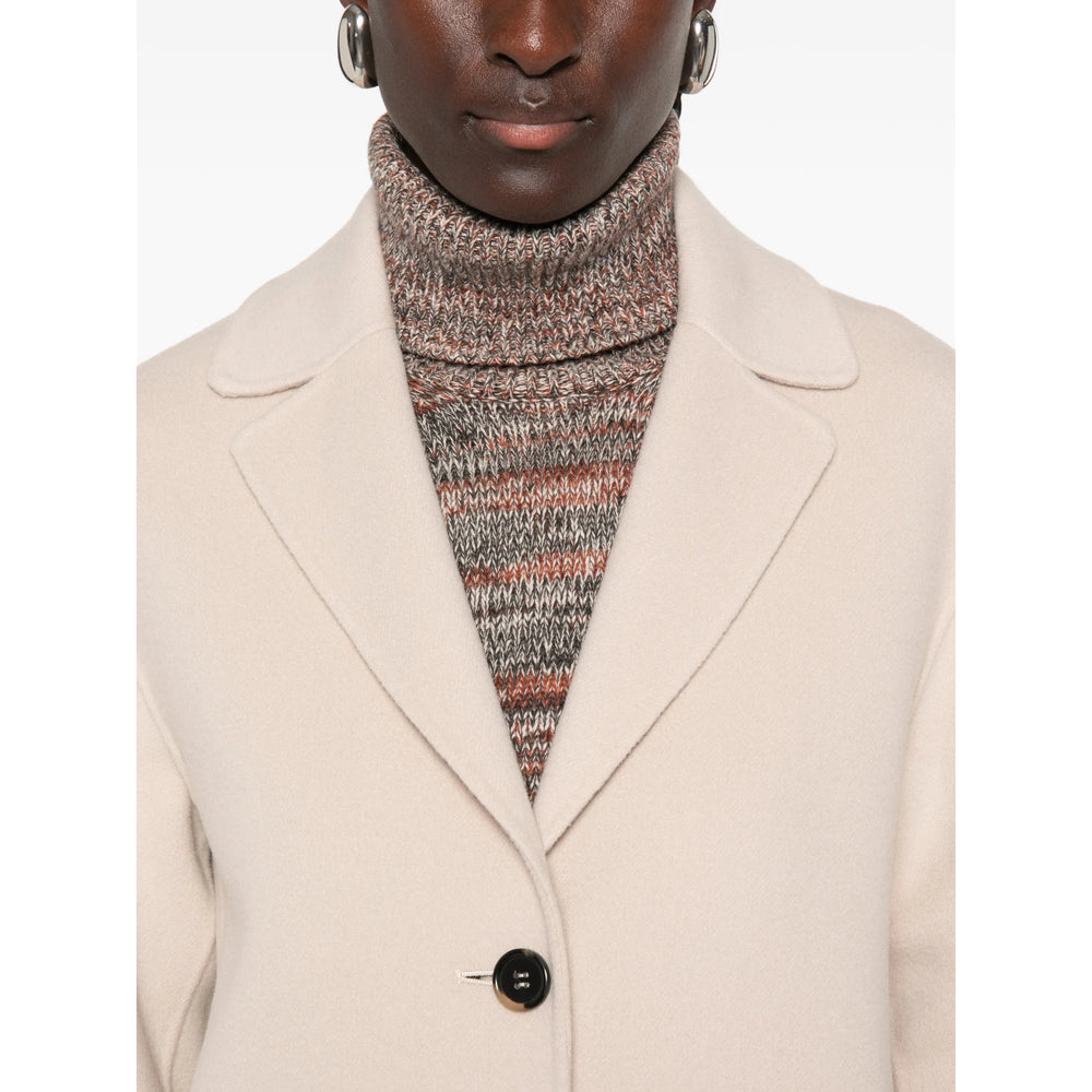 S Max Mara Neutrals Coats - Single Breasted Coats Women