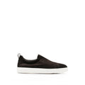 Santoni Brown Trainers - Slip-Ons Men