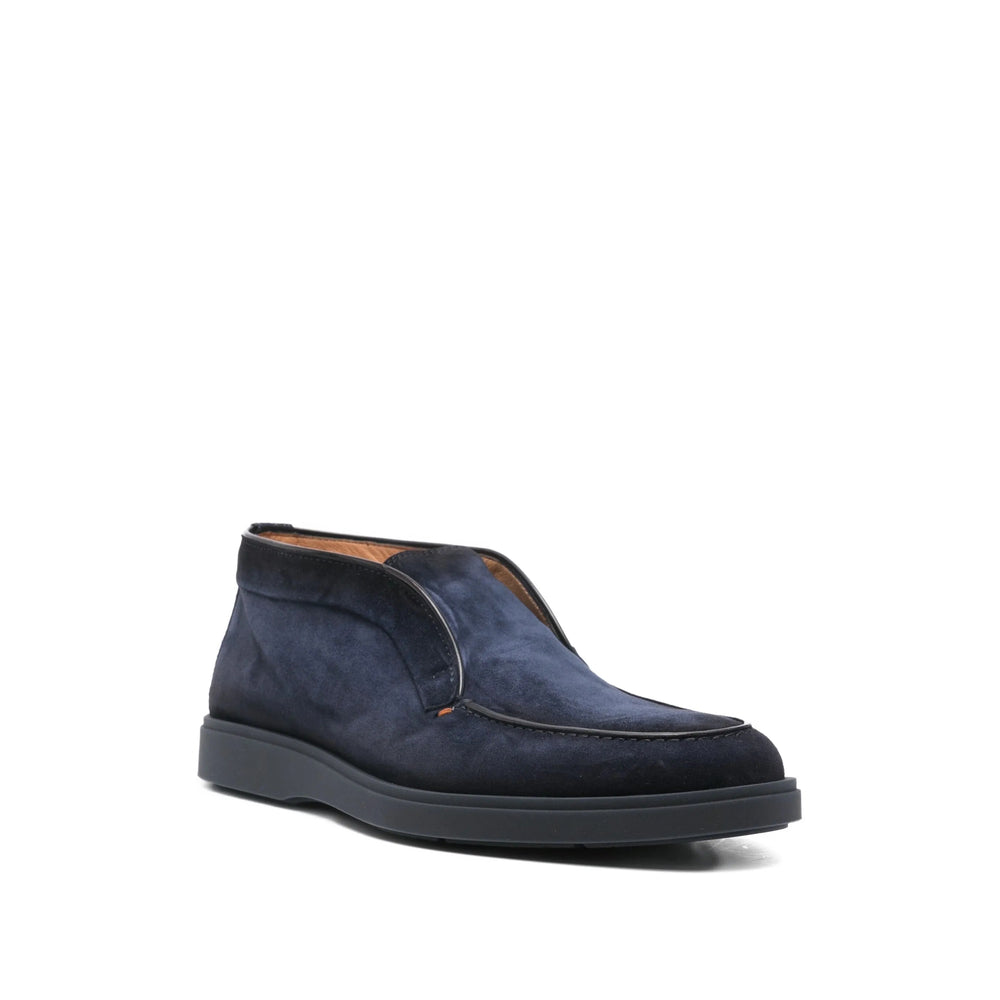 Santoni Blue Loafers Men