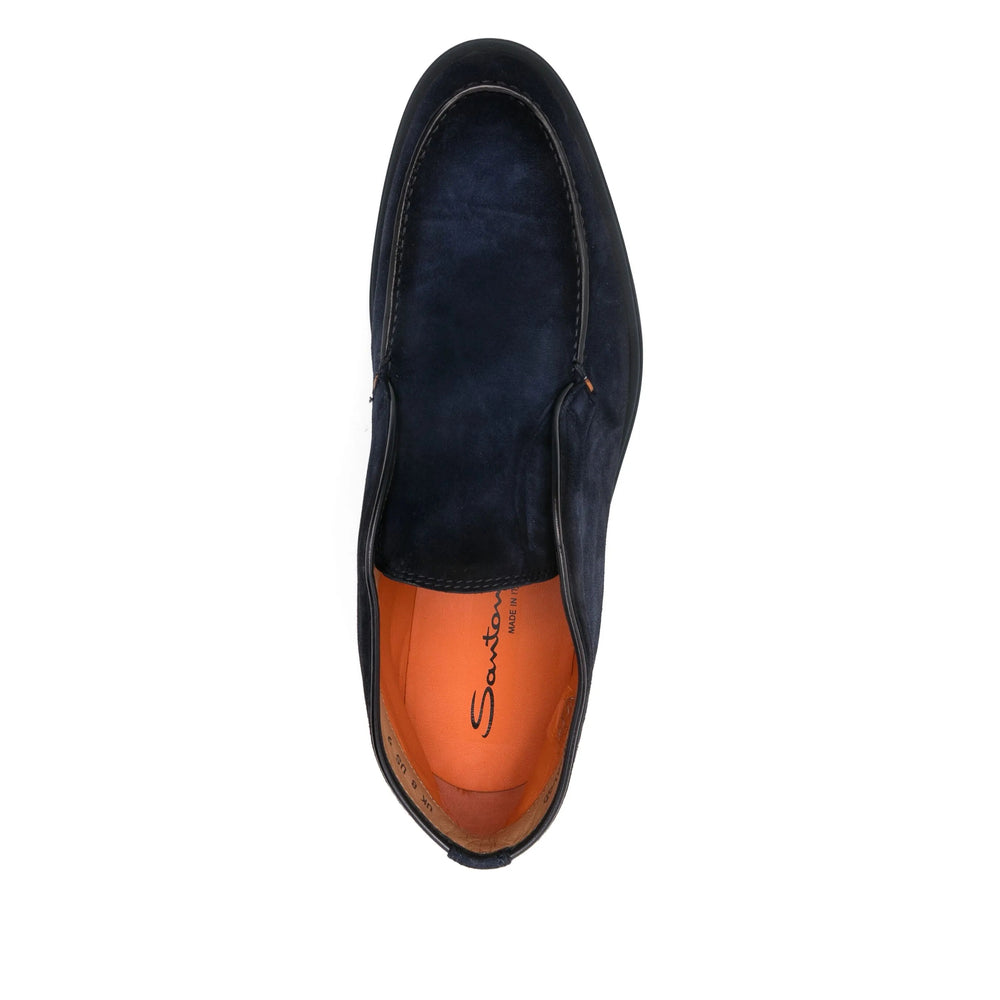 Santoni Blue Loafers Men