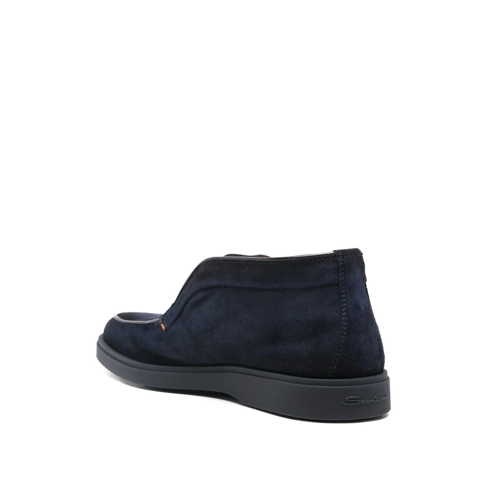 Santoni Blue Loafers Men