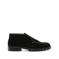 Santoni Black Boots Men