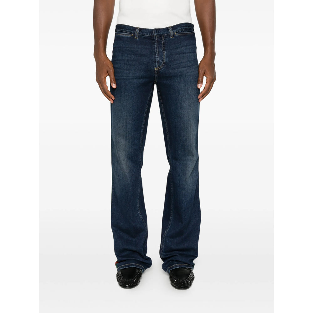 Gucci Blue Denim - Regular & Straight-Leg Jeans Men