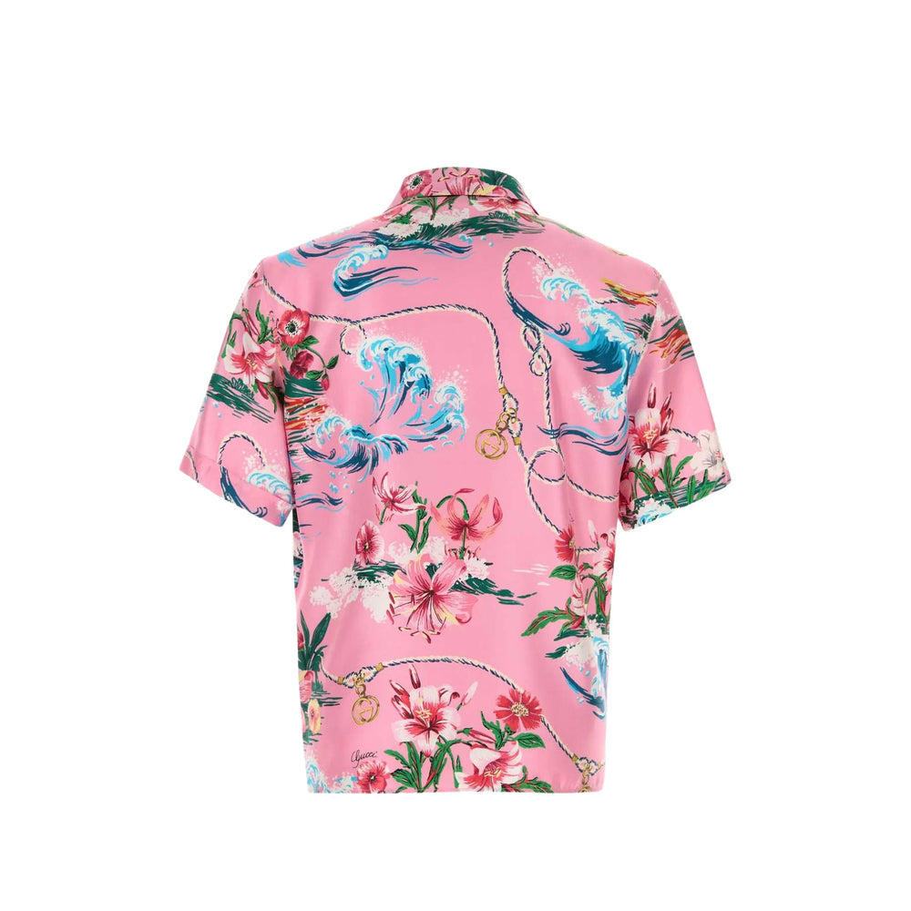 Gucci Pink Shirts Men