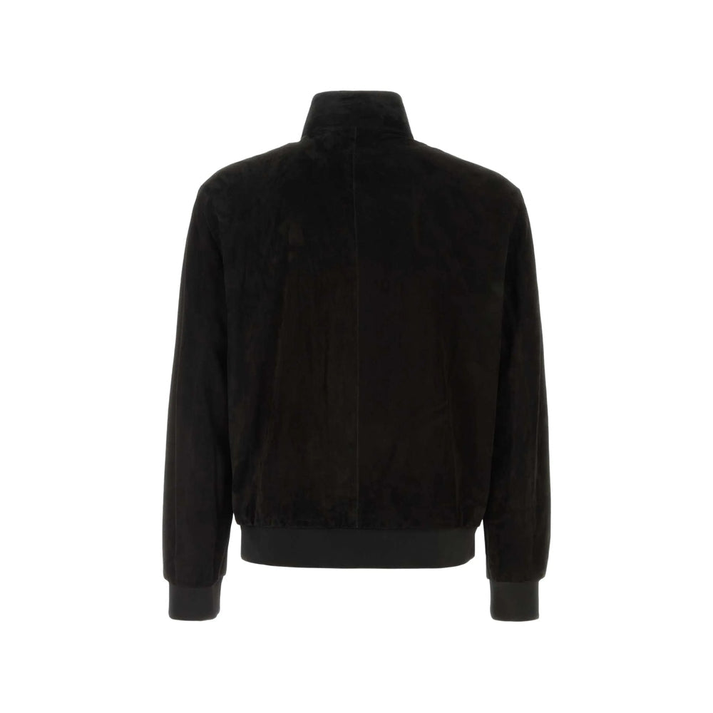 Gucci Black Jackets - Leather Jackets Men
