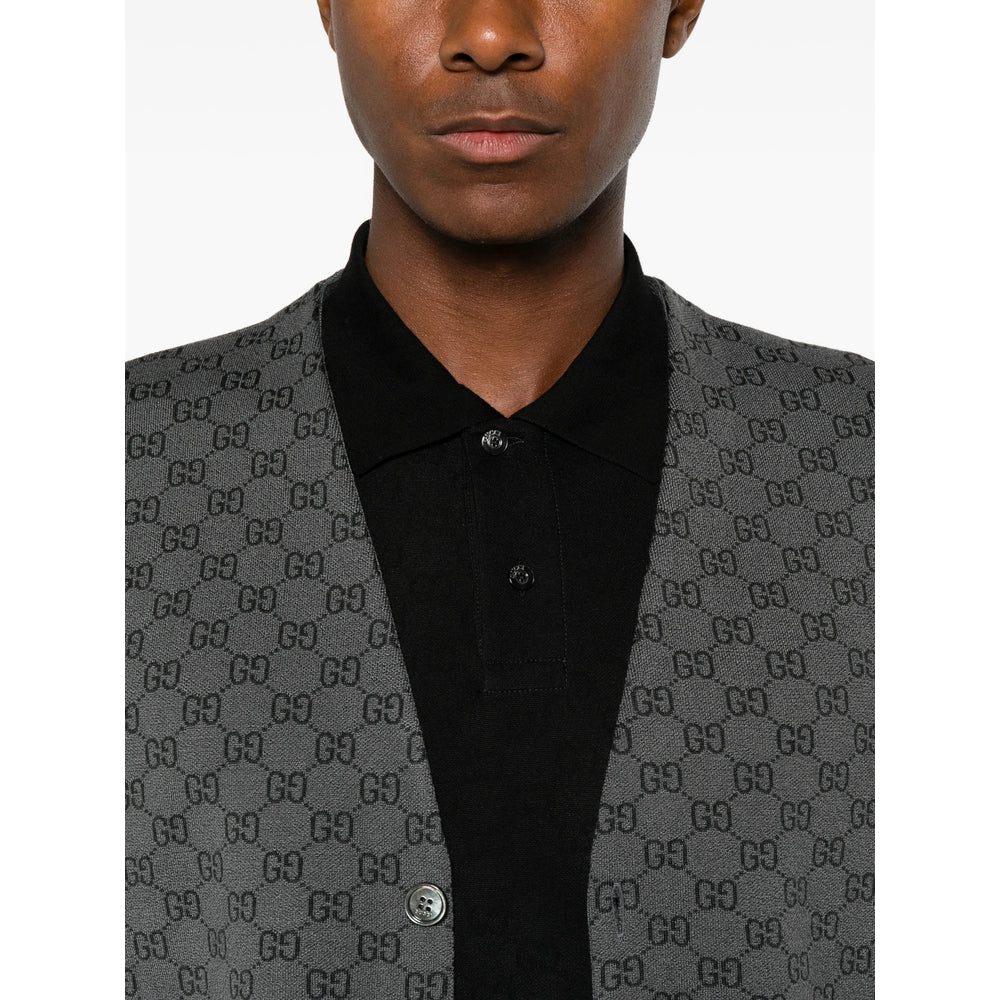 Gucci Grey Sweaters & Knitwear - Cardigans Men