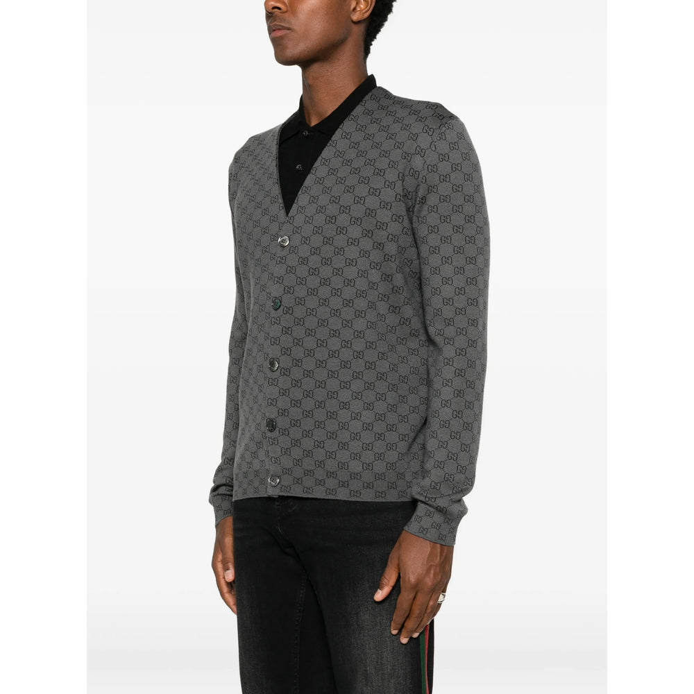 Gucci Grey Sweaters & Knitwear - Cardigans Men
