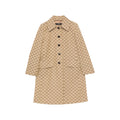 Gucci Neutrals Coats - Single Breasted Coats Women