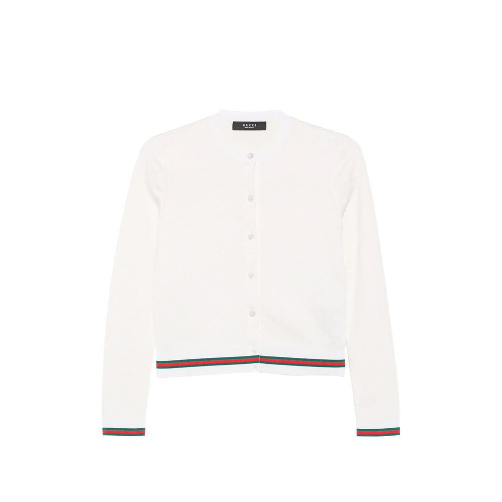 Gucci White Knitwear - Cardigans Women
