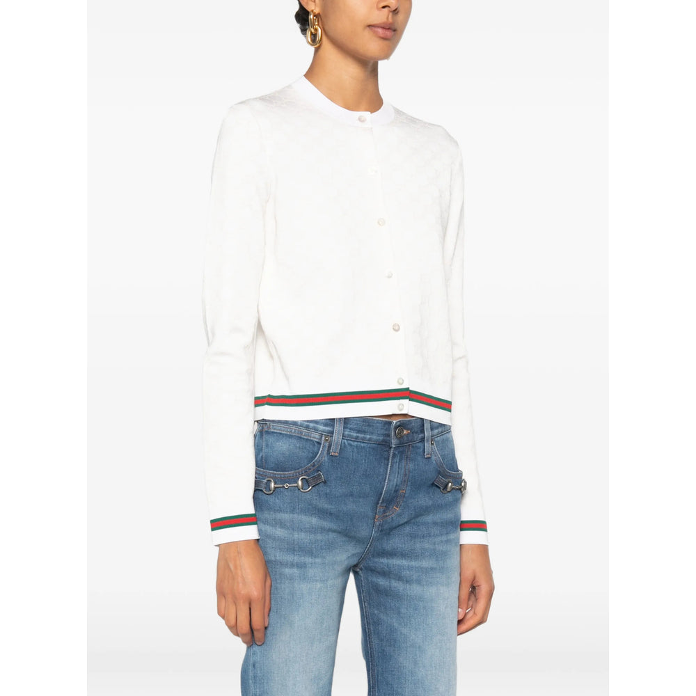 Gucci White Knitwear - Cardigans Women