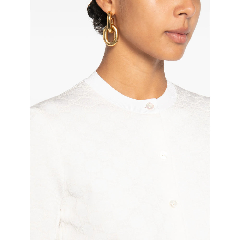 Gucci White Knitwear - Cardigans Women