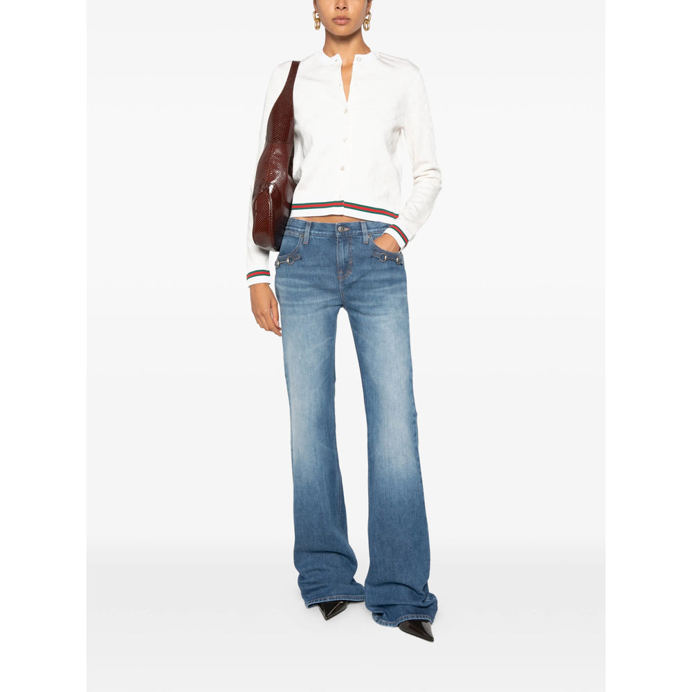 Gucci White Knitwear - Cardigans Women