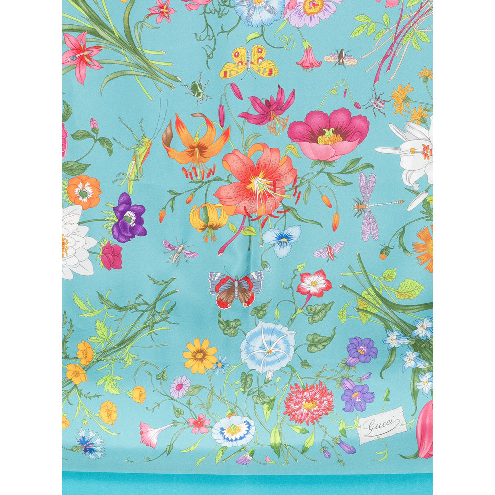 Gucci Blue Scarves Women