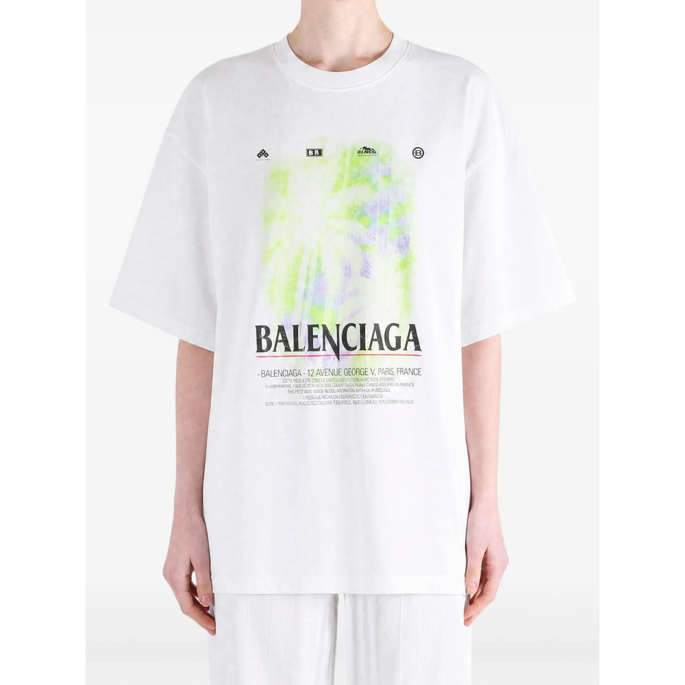 Balenciaga White Tops - T-Shirts & Jerseys Women