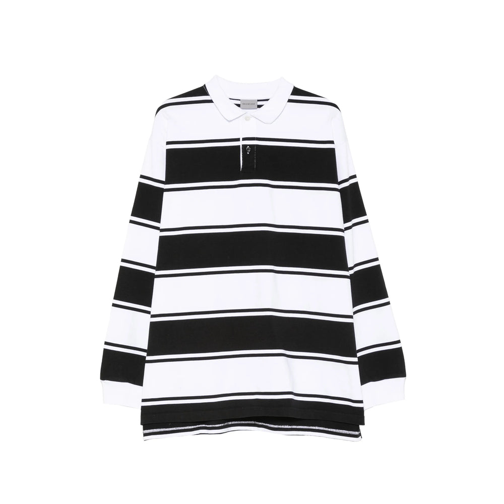 Balenciaga White Polo Shirts Men