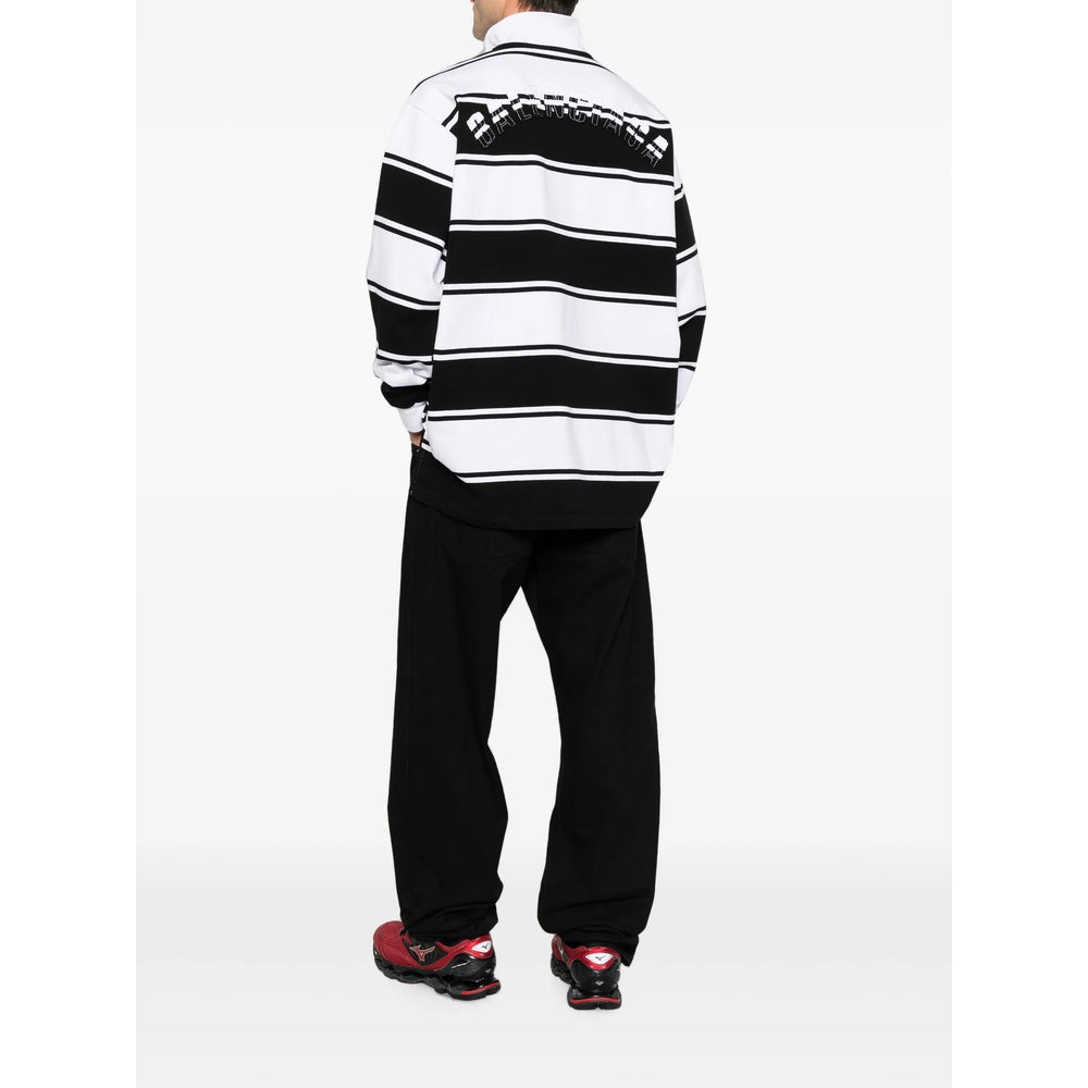 Balenciaga White Polo Shirts Men