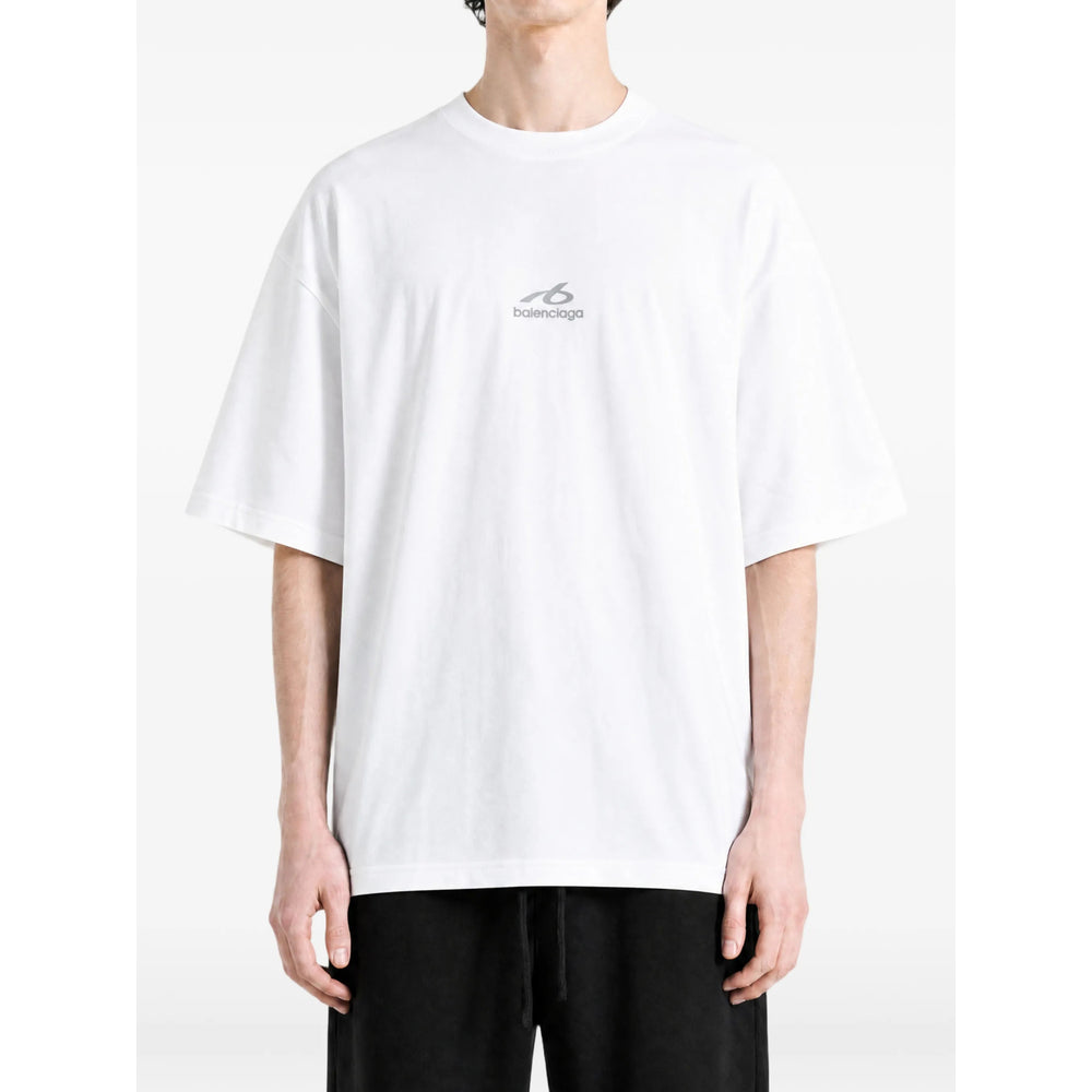 Balenciaga White T-Shirts & Vests - T-Shirts Men