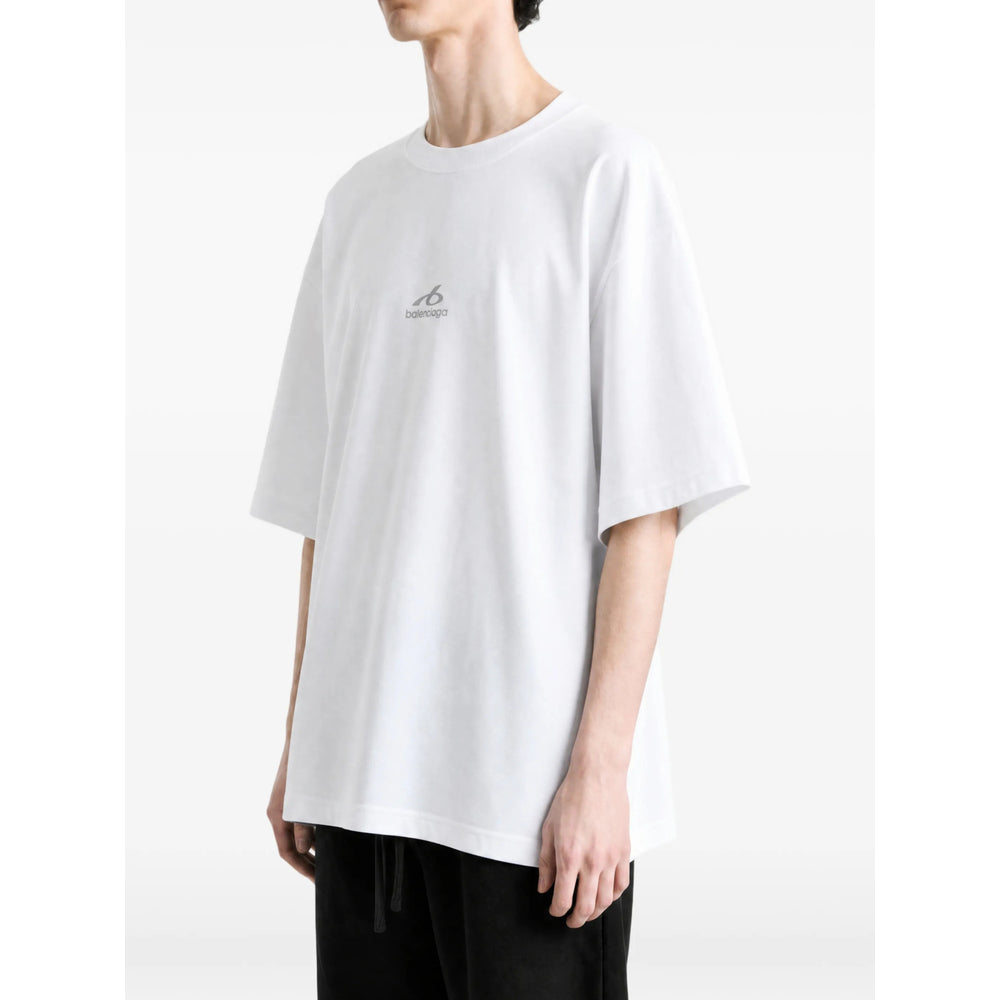 Balenciaga White T-Shirts & Vests - T-Shirts Men