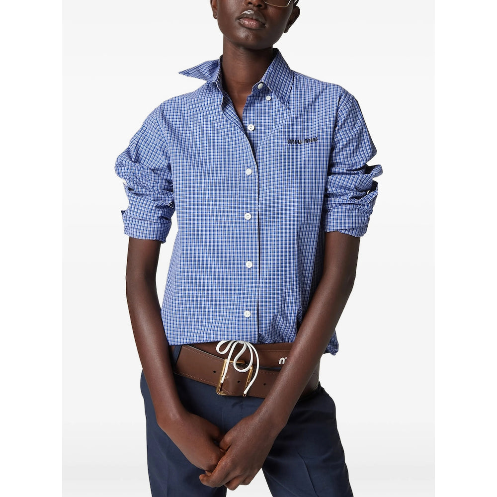 Miu Miu Blue Tops - Shirts Women