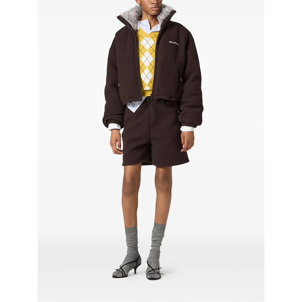 Miu Miu Brown Jackets - Cropped Jackets Women