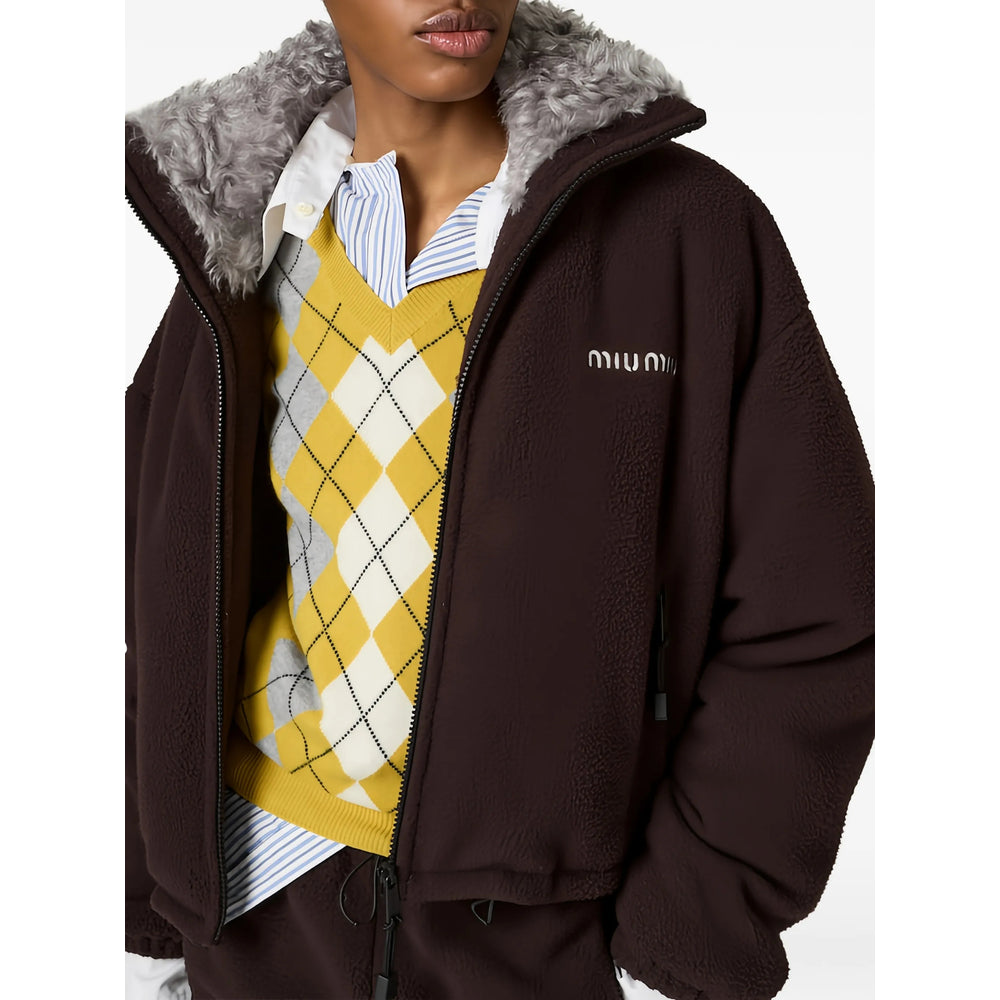 Miu Miu Brown Jackets - Cropped Jackets Women