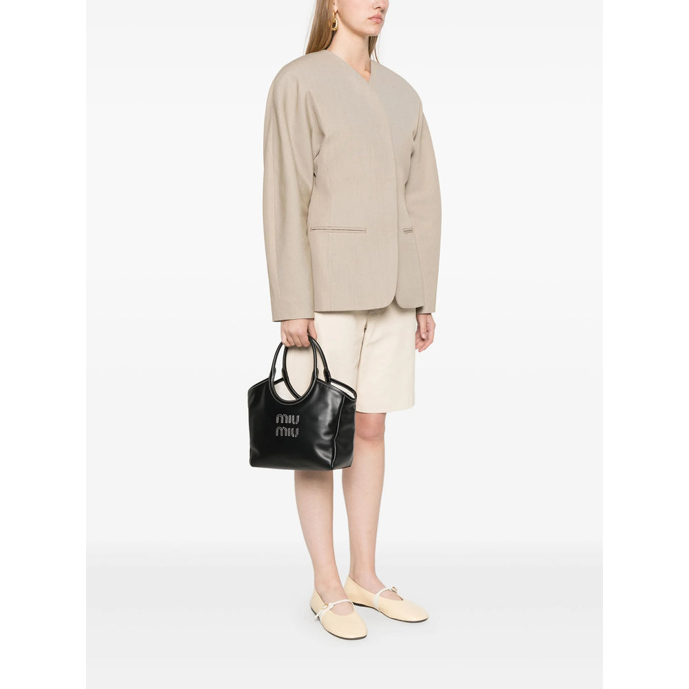 Miu Miu Black Tote Bags Women