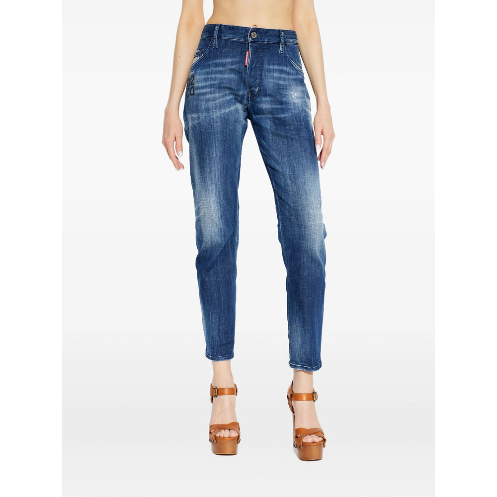 Dsquared2 Blue Trousers - Regular & Straight-Leg Trousers Men